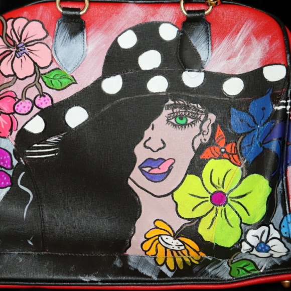 Genuine Italian Leather Handbag/ Satchel - Picture 3 of 8